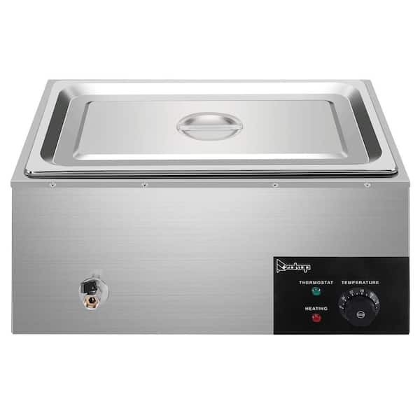 Karl home 21.14 qt. Stainless Steel Buffet Server with (1-Crock)