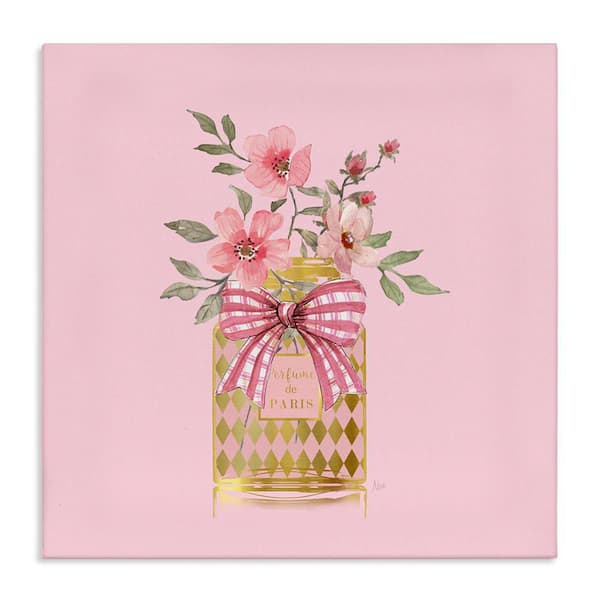 Stupell Industries Perfume Bouquet Florals by Nan Unframed Nature Graphic Art Print 36 in. x 36 in.