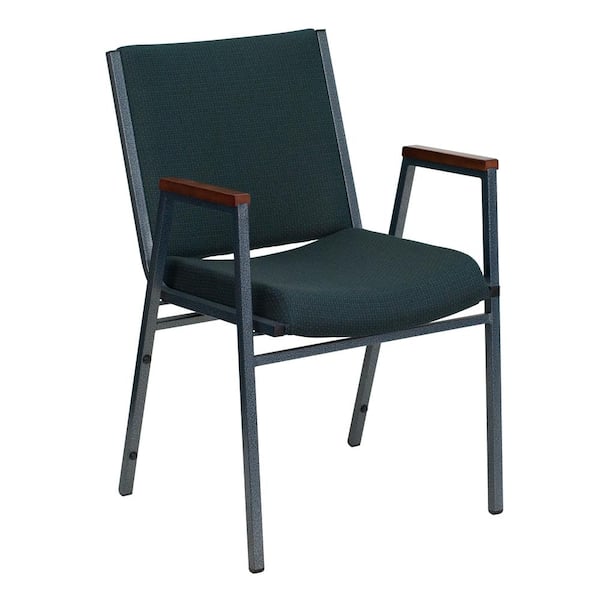 Fabric Stackable Chair in Green