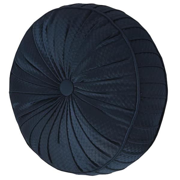 J QUEEN NEW YORK INC Modena Polyester Tufted Round Decorative Throw Pillow 15 x 15 in.