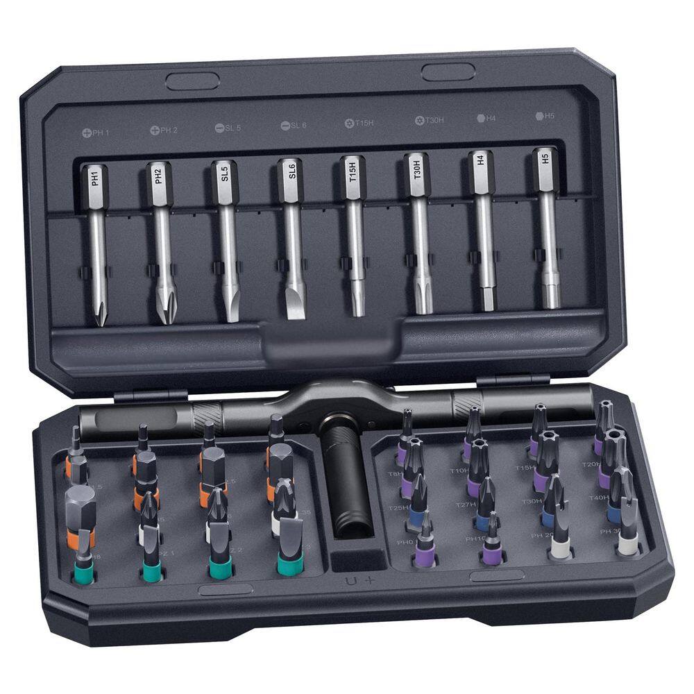 42 in 1 Magnetic Ratcheting Screwdriver Set Multi Bit Insulated Hand Tool Kit with T Handle and Case 42-Piece price history on PriceWatchPro