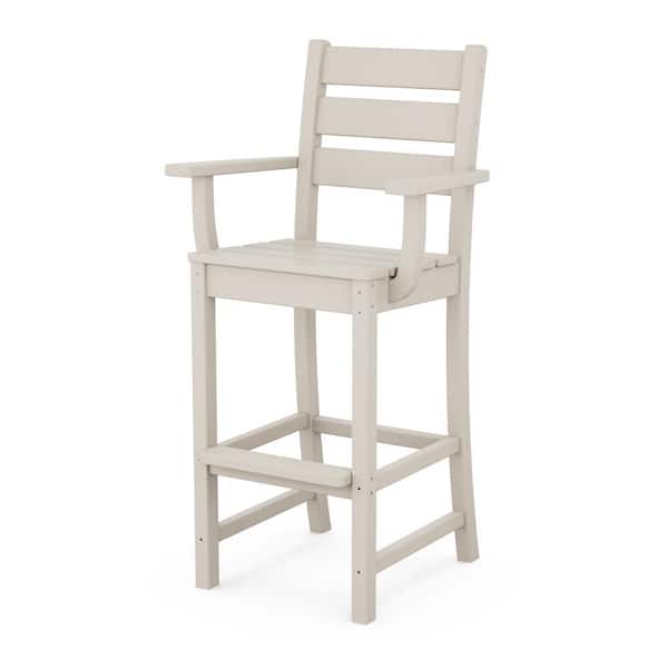 POLYWOOD Grant Park Bar Arm Chair in Sand