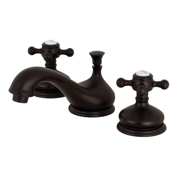 Kingston Brass Vintage 8 in. Widespread 2-Handle Bathroom Faucet in Oil Rubbed Bronze