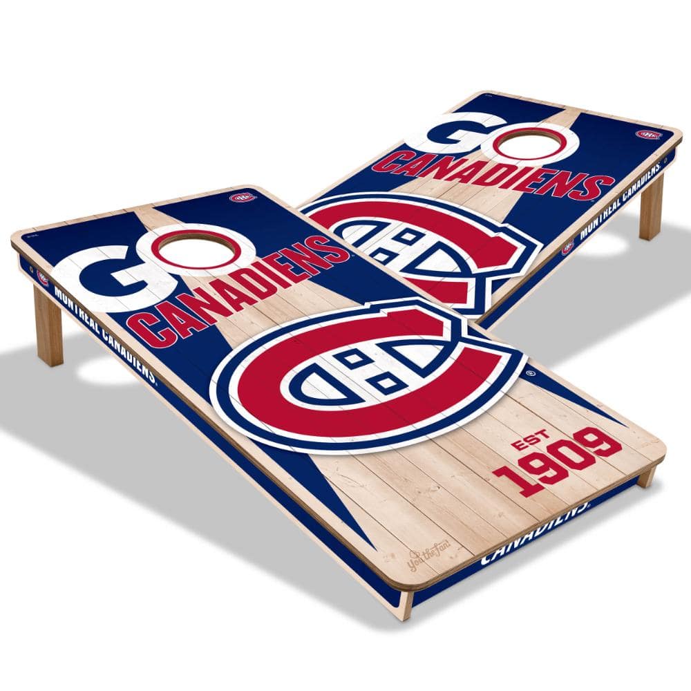 Montreal Canadiens 2x4 Cornhole Game NO BAG product image for price tracking