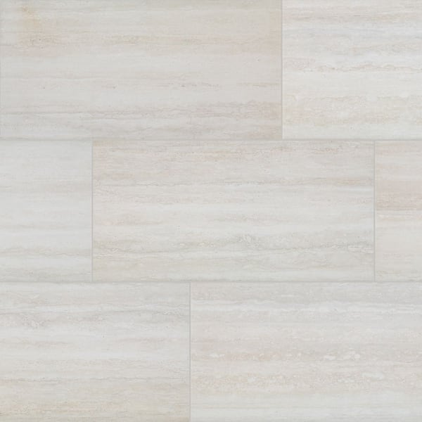 Ivory Sand 12 in. x 24 in. Porcelain Floor and Wall Tile Sample (1.9 sq. ft. /Piece)