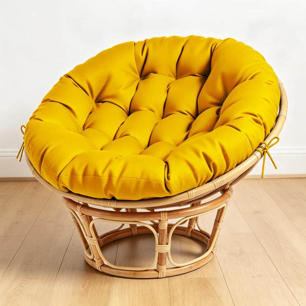 "47""Large Round Tufted Floor Cushion Thick Seat Pad with Ties,Yellow" price history on PriceWatchPro