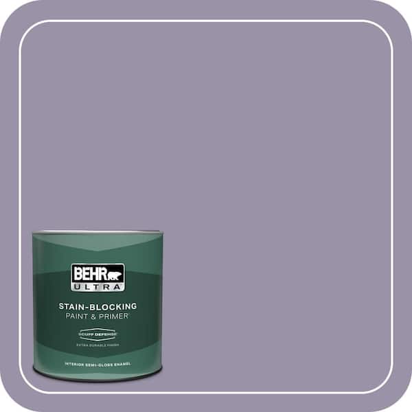 BEHR ULTRA 1 qt. #650F-4 Delectable Extra Durable Semi-Gloss Enamel Interior Paint & Primer