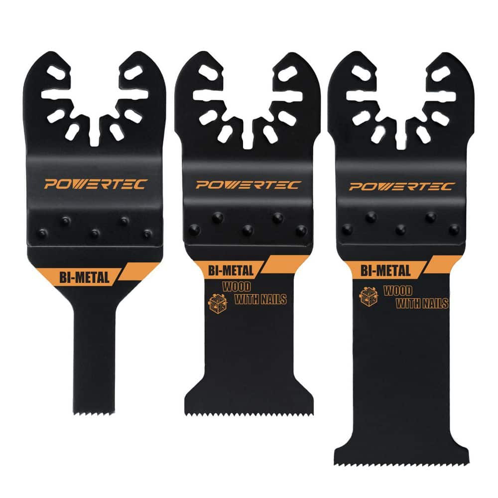 Oscillating Tool Blade Set (3-Piece), Bi-Metal Multitool Blades for Fast Wood Cutting, Detail Work & General Purpose price history on PriceWatchPro