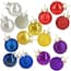 Holiday Traditions Assorted Mini Glass Ornaments (15-Count)