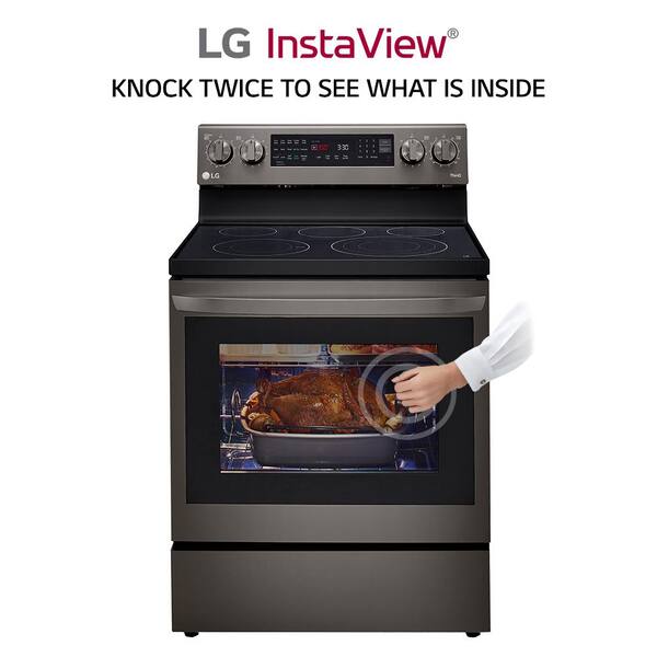 LREL6325F by LG - 6.3 cu ft. Smart Wi-Fi Enabled True Convection