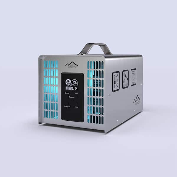 8000 sq. ft. Commercial UV Air Purifier and Ozone Generator Stainless Steel 6000 to 14000 mg/hr