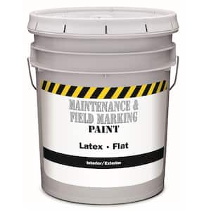 5 gal. White Flat Interior and Exterior Paint