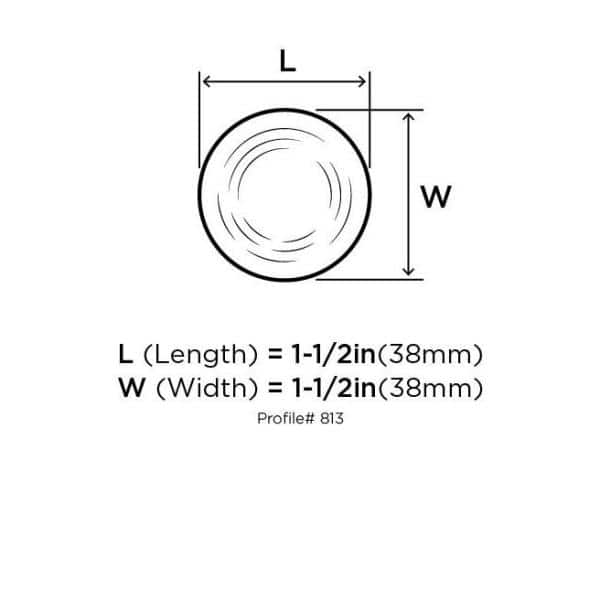 Unfinished Wood Round Cabinet Knob with Mounting Hardware