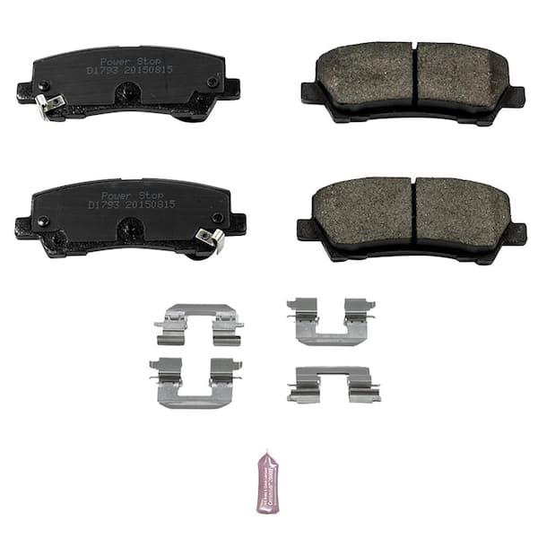 Power Stop Disc Brake Pad Set 2015-2017 Ford Mustang 2.3l 3.7l 5.0l