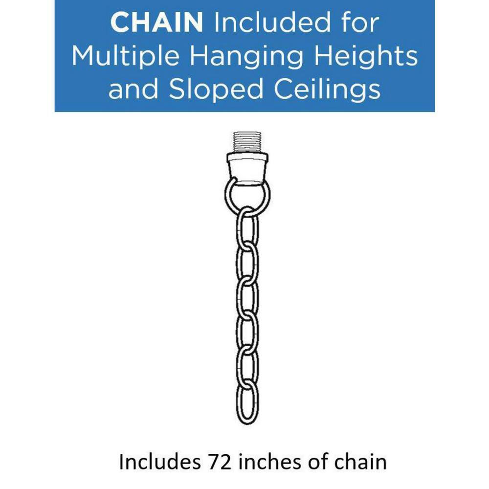 Gulliver Galvanized 9-Light Coastal Chandelier with Antique White Accents