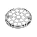 Oatey 3-3/8 in. Polished Chrome Stainless Steel Shower Drain Strainer