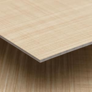 Take Home Sample - FabCore Caramel Weave 6 in. W x 12 in. L Waterproof Adhesive Luxury Vinyl Flooring