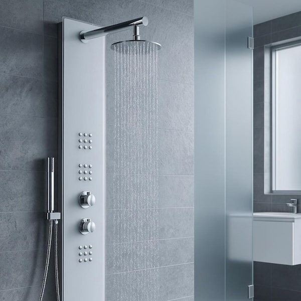 Reviews for ANZZI VELD Series 64 in. 2-Jetted Full Body Shower