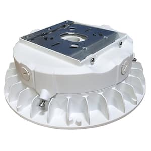 100/200/320-Watt Equivalent Integrated LED White Water Resistant Canopy Light, 3000K/4000K/5000K