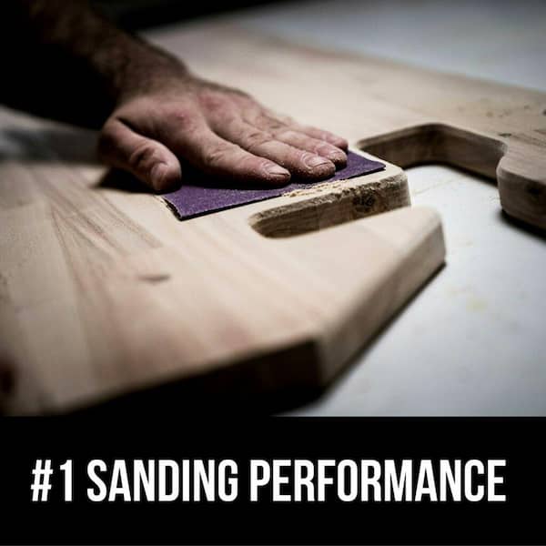 3M - Pro Grade Precision 3 2/3 in. x 9 in. Fine 220-Grit Sheet Sandpaper (6-Pack)