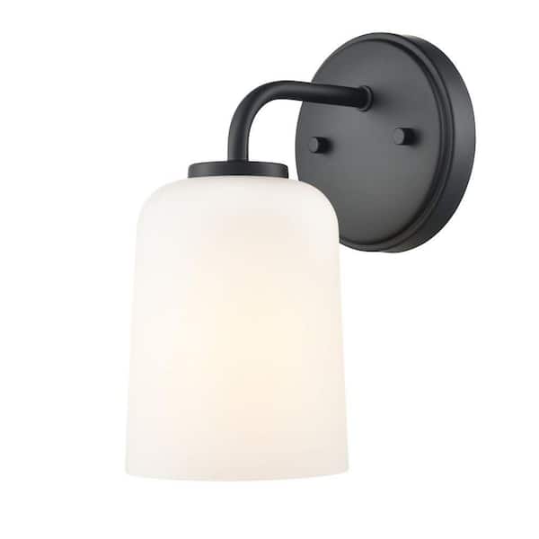 Laphia 5 inch Wide 1-Light Vanity-Matte Black