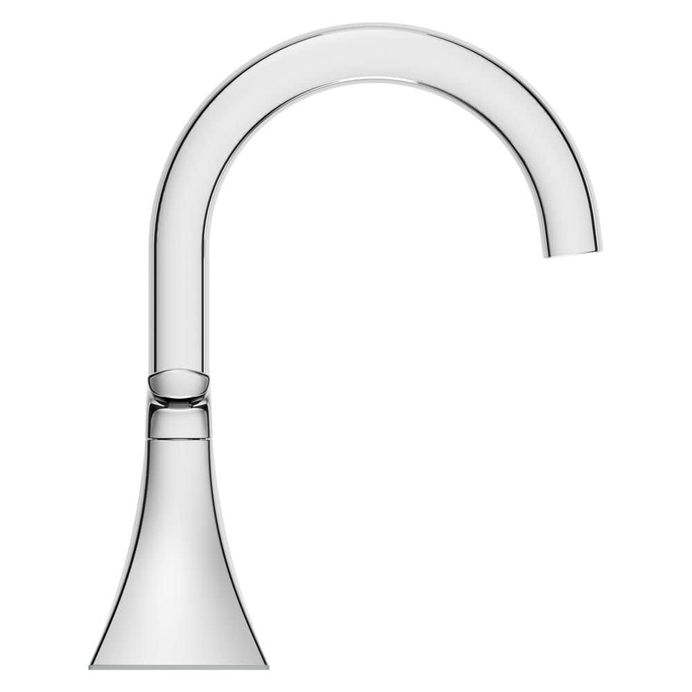 Polished Chrome 8-Inch Widespread Double Handle Bathroom Faucet