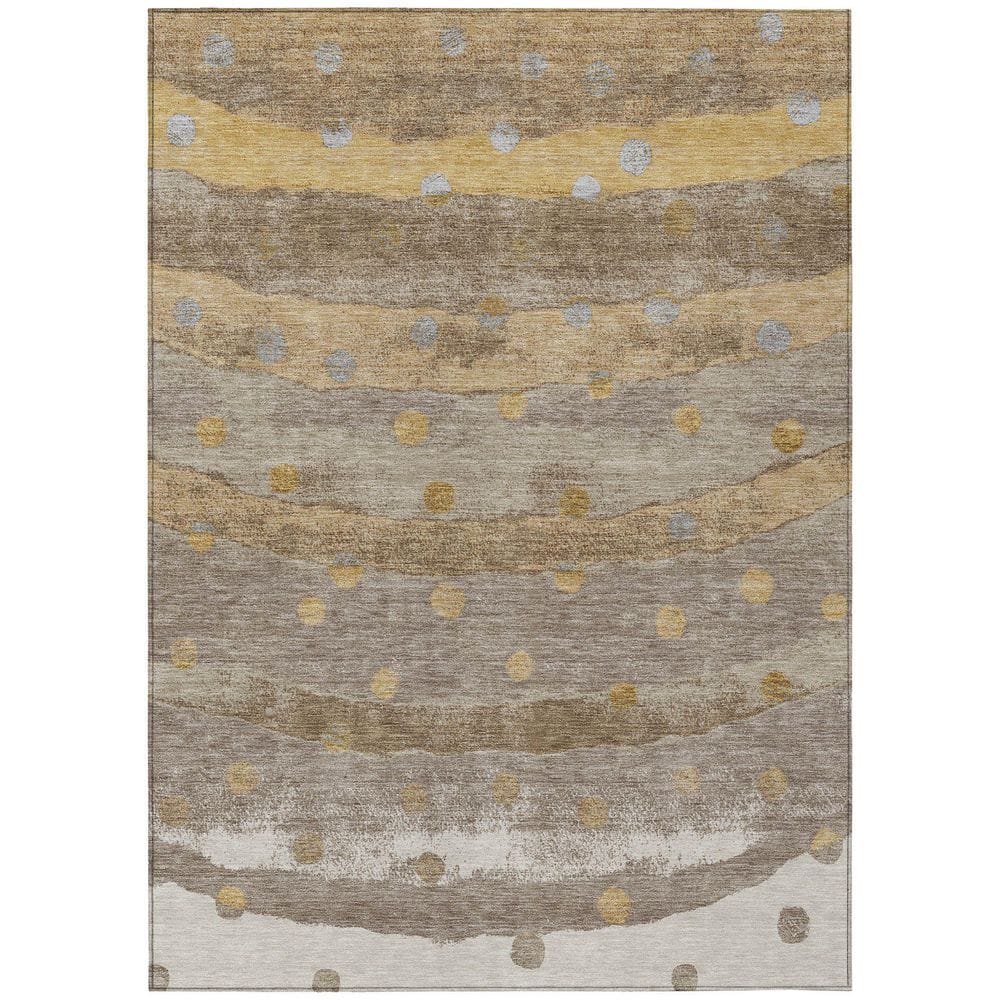 Chantille Machine Washable Indoor/Outdoor Abstract ACN2696 Taupe 8 ft. x 10 ft. Area Rug price history on PriceWatchPro