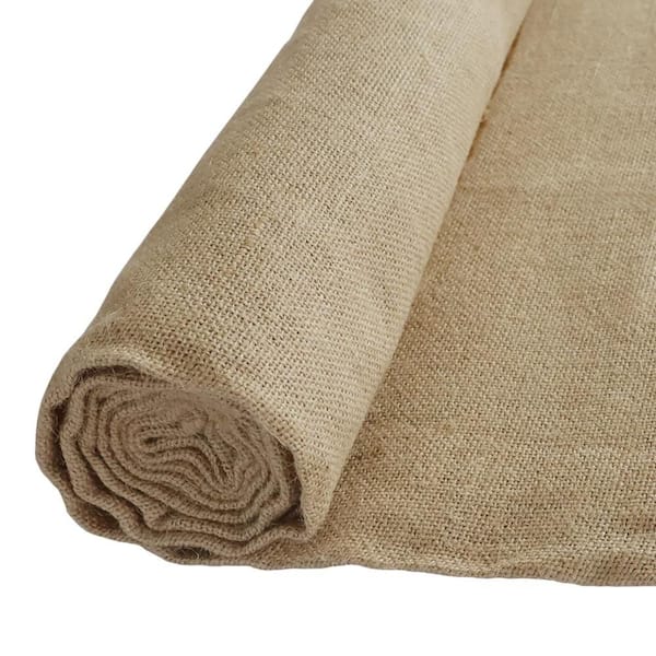 OriginA 4 ft. x 30 ft. Burlap Fabric Roll Tree Wrap Rolls for Weed Barrier Birthday, Christmas Decorations