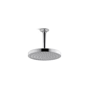 Awaken 1-Spray Patterns 2.5 GPM 8 in. Ceiling Mount Fixed Shower Head in Polished Chrome