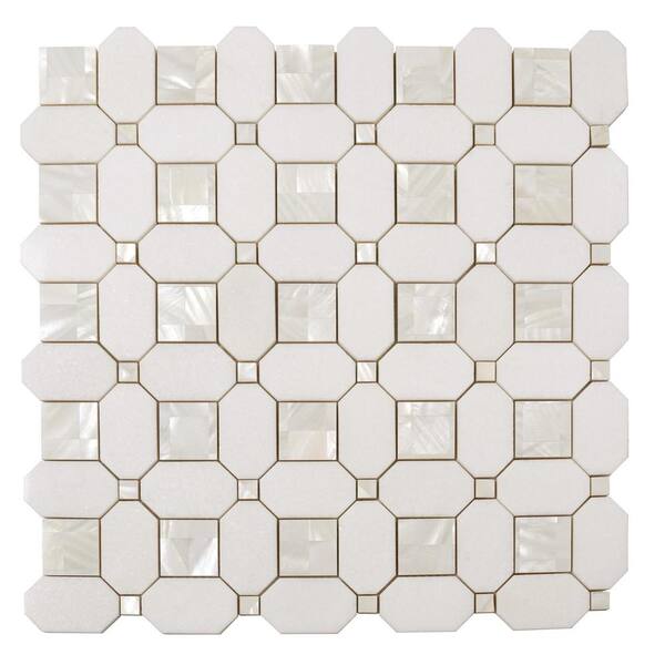 Apollo Tile (Sample) White 4-in x 12-in Polished Marble Floor and Wall Tile