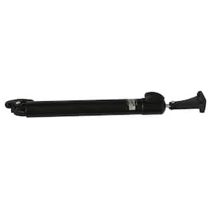 Touch'n Hold Smooth Single Kit (Black) - Standard Duty Pneumatic Door Closer for Storm and Screen Doors