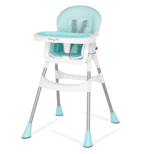 Dream On Me Portable Aqua 2-In-1 Table Talk High Chair