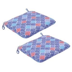 Belk Nautical Trapezoid Outdoor Seat Cushion (2-Pack)