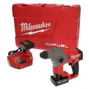 M12 FUEL 12V Lithium-Ion 5/8 in. Brushless Cordless SDS-Plus Rotary Hammer Kit W/(2) 4.0h Batteries & Hard Case