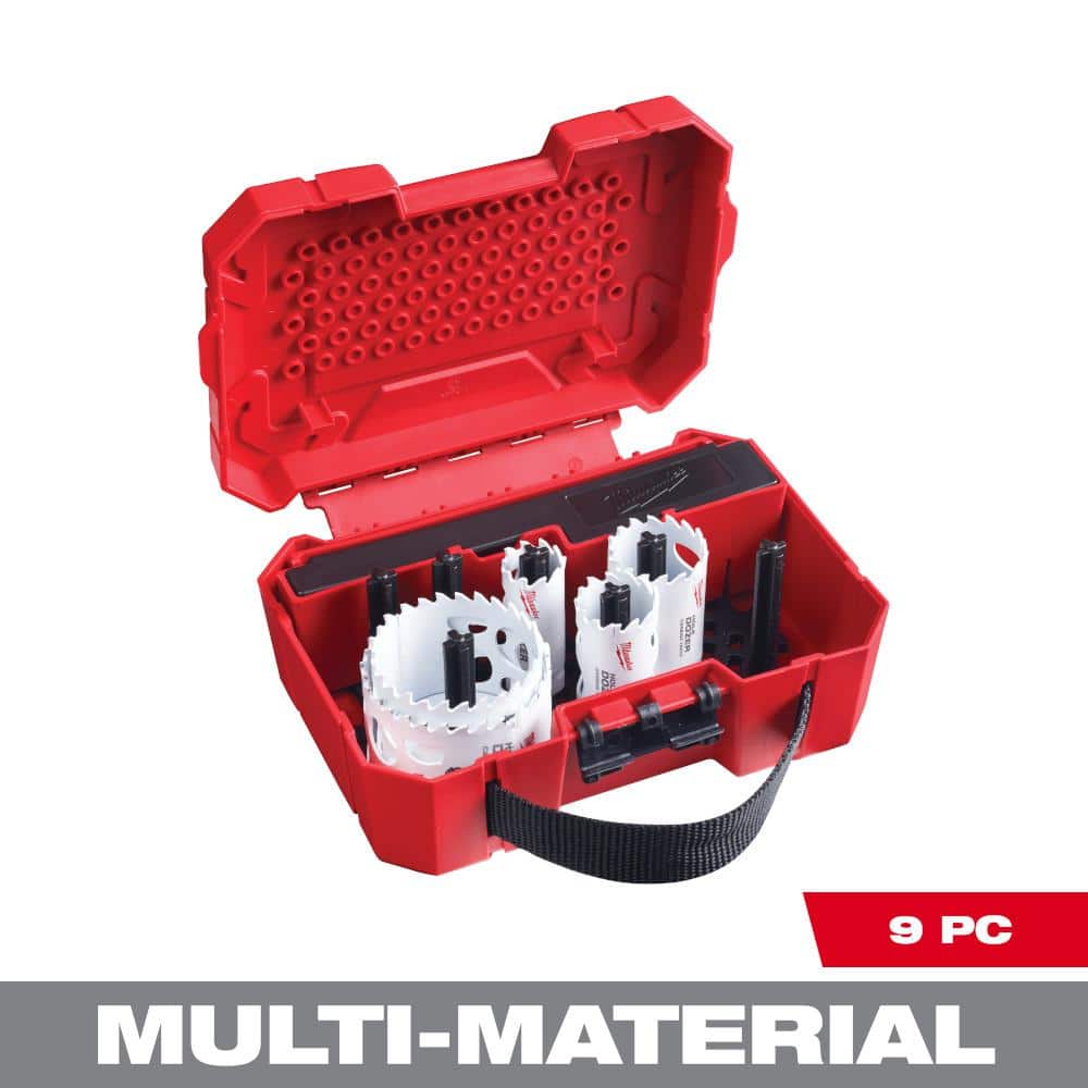 Milwaukee Hole Dozer Carbide Hole Saw Set (9-Piece) 49-22-3079