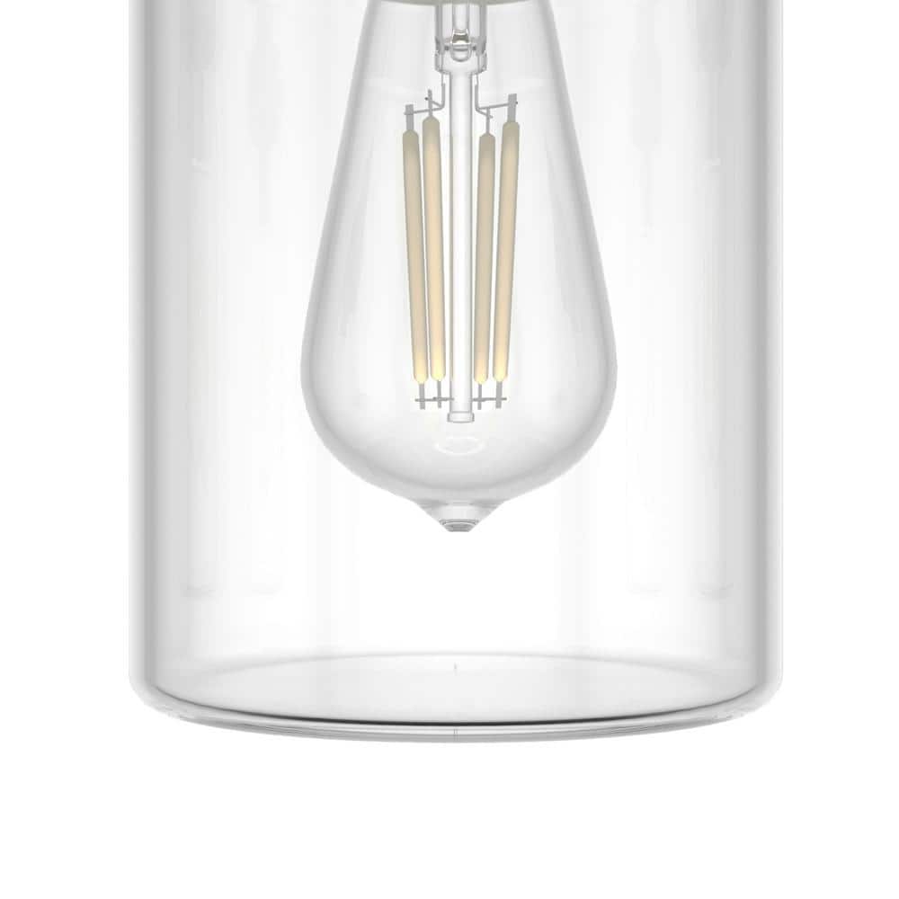 Devon Park Brushed Nickel 3-Light Farmhouse Jar Pendant