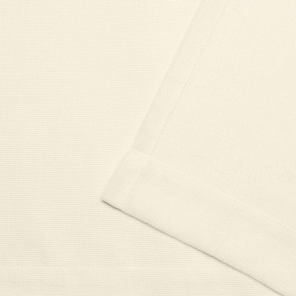 Ivory Semi-Sheer Polyester Grommet Window Panels, 84" x 54"