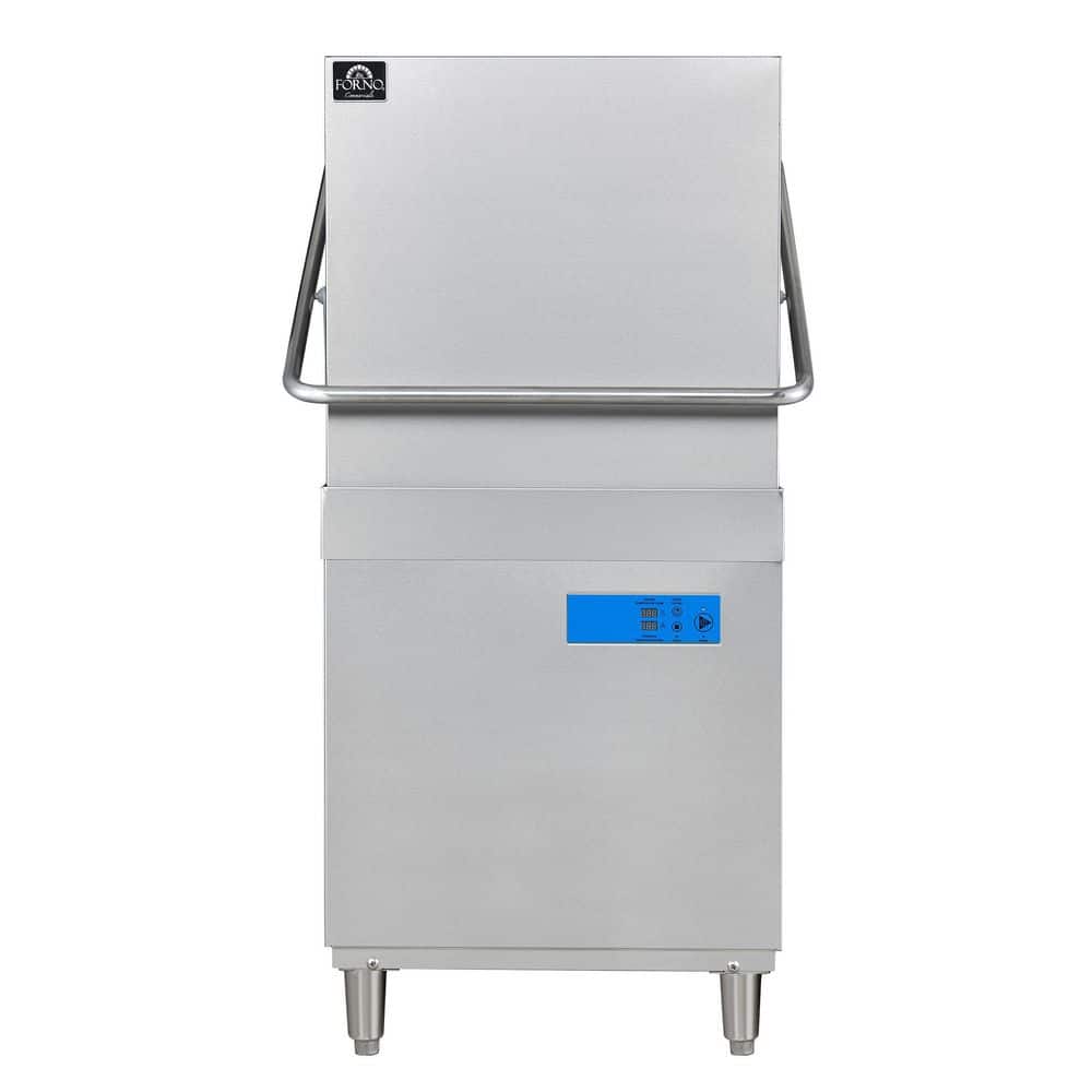 Forno Commerciale Hood Dishwasher, 26L Tank Capacity, 3 Different Wash Cycles, High-Temperature
