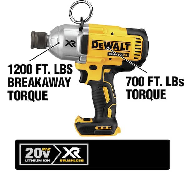 DCF898B DEWALT 20V MAX* XR Cordless Impact Wrench with Quick Release Chuck Tool Only