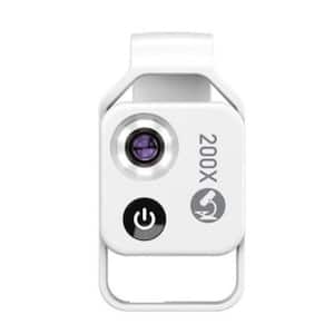 White 200X Digital Zoom Lens for Mobile Phone