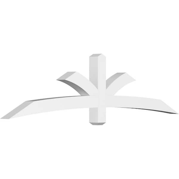 Ekena Millwork Davenport 84 in. W x 21 in. H x 4 in. D Signature Polyurethane Bracket