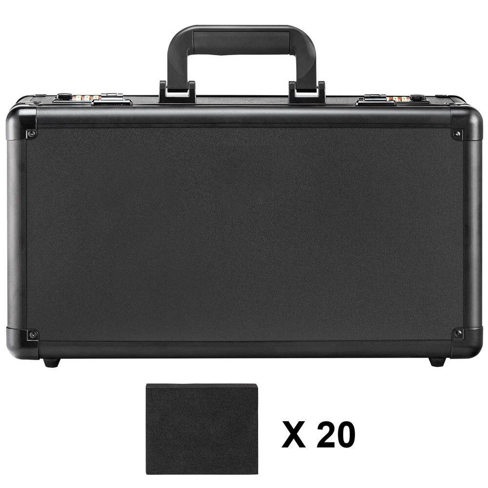 Graded Card Storage Box, 4-Slots, Black, Graded Sports Cards Holder Carrying Case with Coded Lock Foam Dividers price history on PriceWatchPro