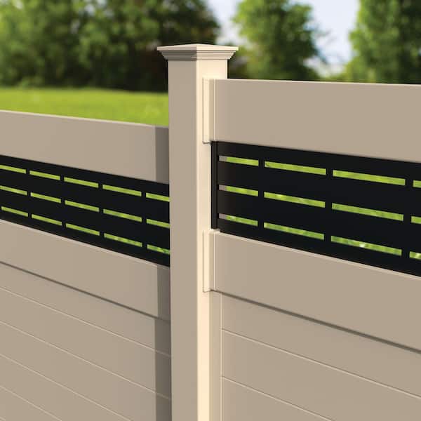 Barrette Outdoor Living Transition Fence Bracket Sand for 1-3/4 in. x 7 in. Rail