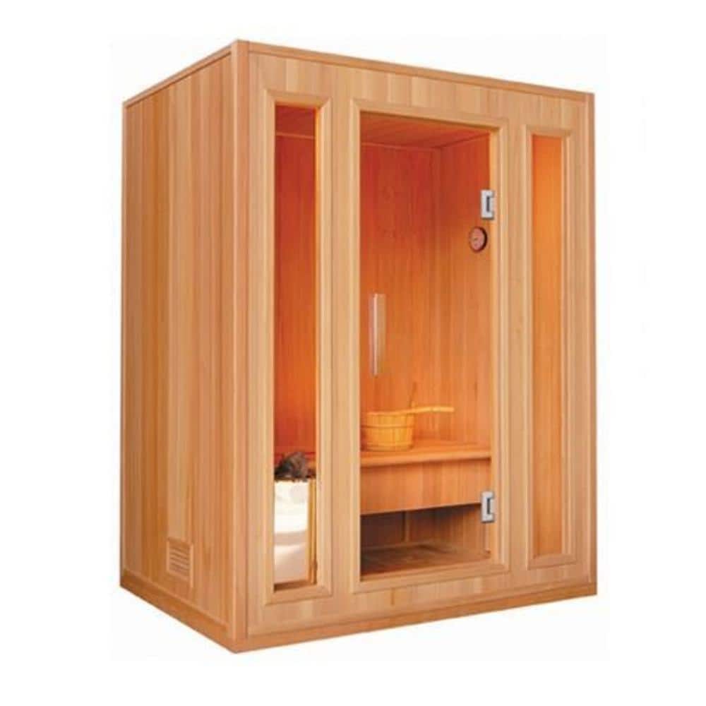Southport 3-Person Canadian Hemlock Traditional Sauna