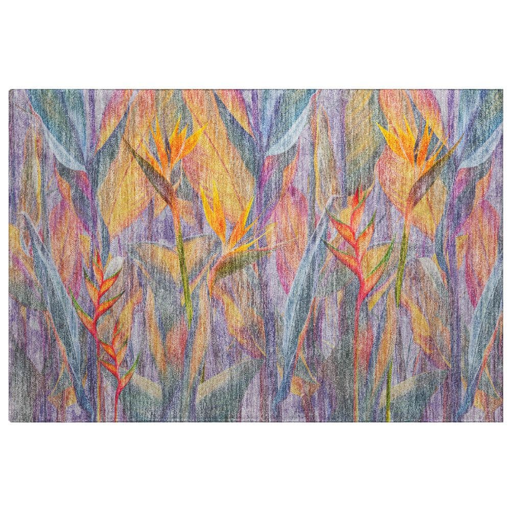 Dream Shag Premium Machine Washable Abstract ADS209 Multi 3 ft. x 4 ft. Area Rug price history on PriceWatchPro