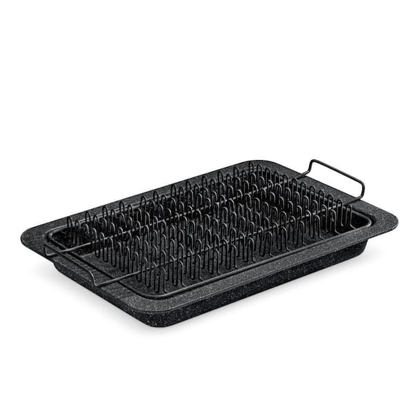 Bacon Tray-2-Piece Set-Gray Marble