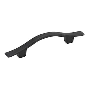 Toulouse Collection 3 in. (76 mm) Traditional Matte Black Cabinet Arch Pull