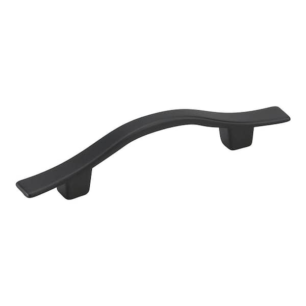 Richelieu Hardware Toulouse Collection 3 in. (76 mm) Matte Black Traditional Cabinet Arch Pull