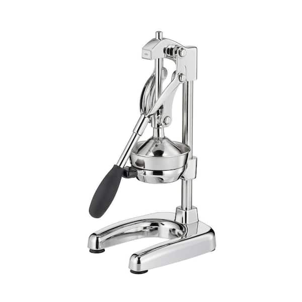 Commercial Cast Aluminum Silver Polished Lever Pull Citrus Press