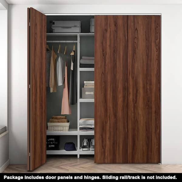 Choco closet◎　0527 CALHOME 72 in. x 96 in. x 3/4 in. Thickness Hollow Core Dark